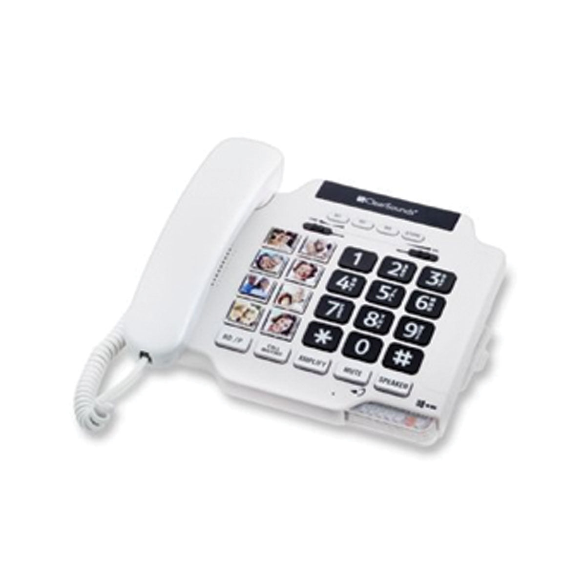 ClearSounds CSC500 Amplified Large Button Speakerphone w/Photo Frame Buttons - Ideal for Memory Loss
